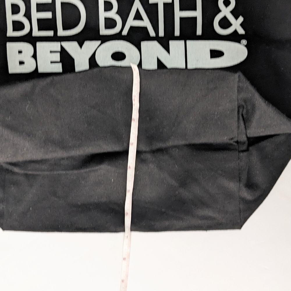 ⚡Bed Bath & Beyond Classic Black Canvas Tote - Picture 5 of 5